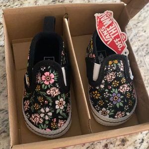 New in box baby slip on vans